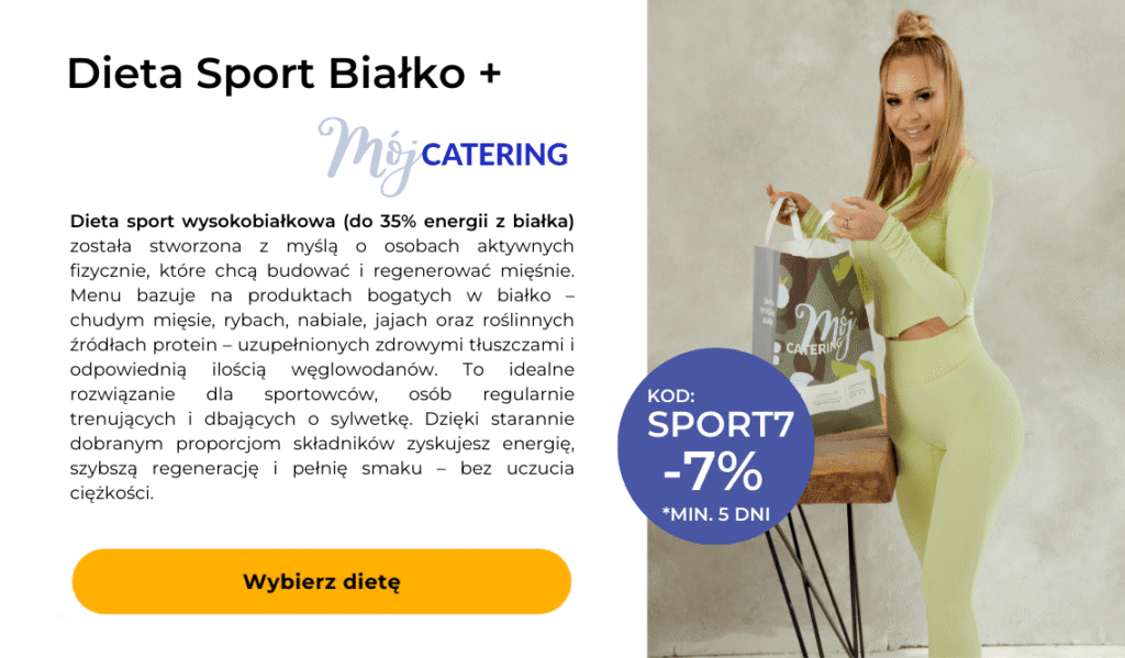 DIETA SPORT 5 min - Przepisy na diecie wysokobiałkowej – przykładowy jadłospis