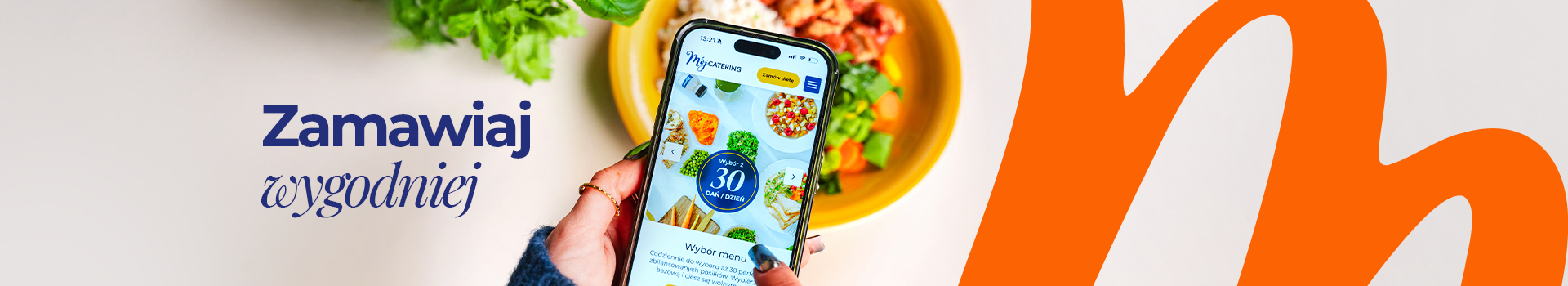 Zamawiaj wygodniej — aplikacja MójCatering